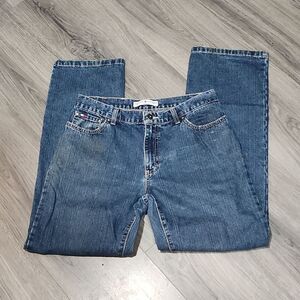 Tommy Hilfiger Vintage Med Blue Mom Straight Leg Jeans